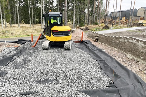 Markarbeten schaktning Kållered Göteborg